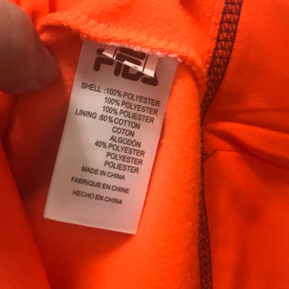 Neon FILA Running Hoodie. Size Small - Picture 5 of 5
